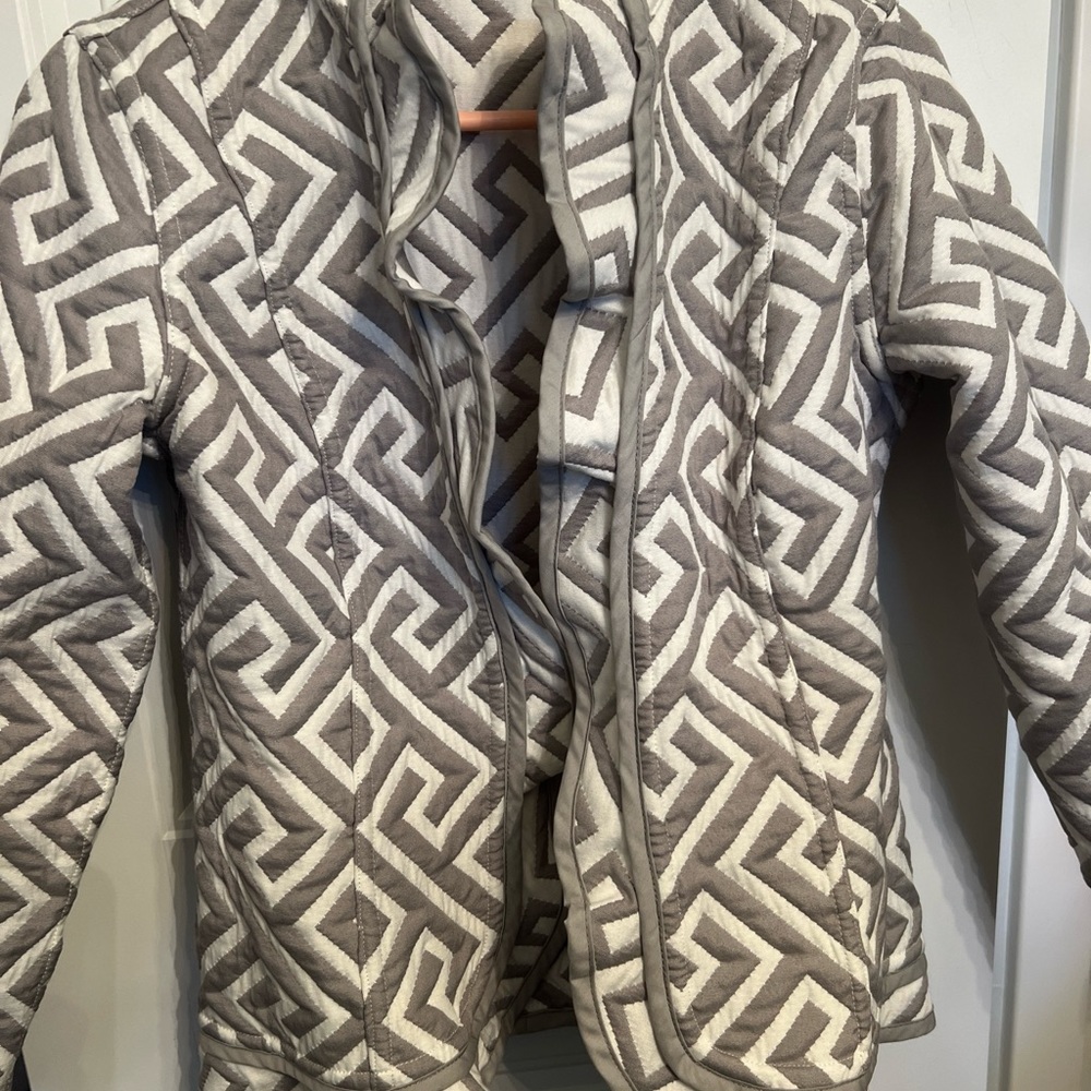 Trimdin Reversible Open Jacket Ruffled NWT - Picture 3 of 5